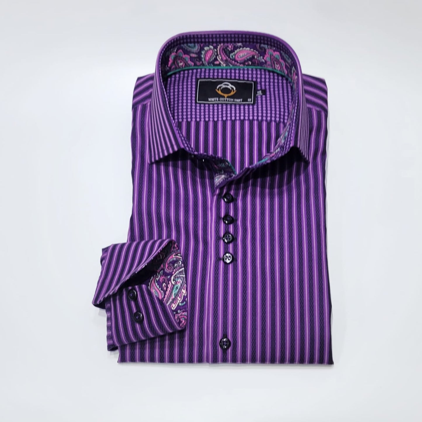 Purple Black Stripes.