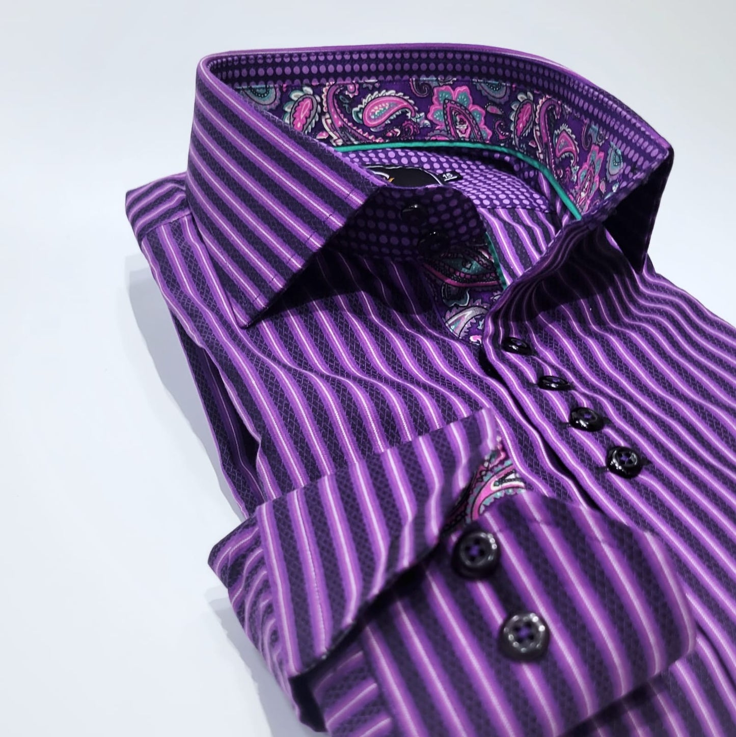 Purple Black Stripes.