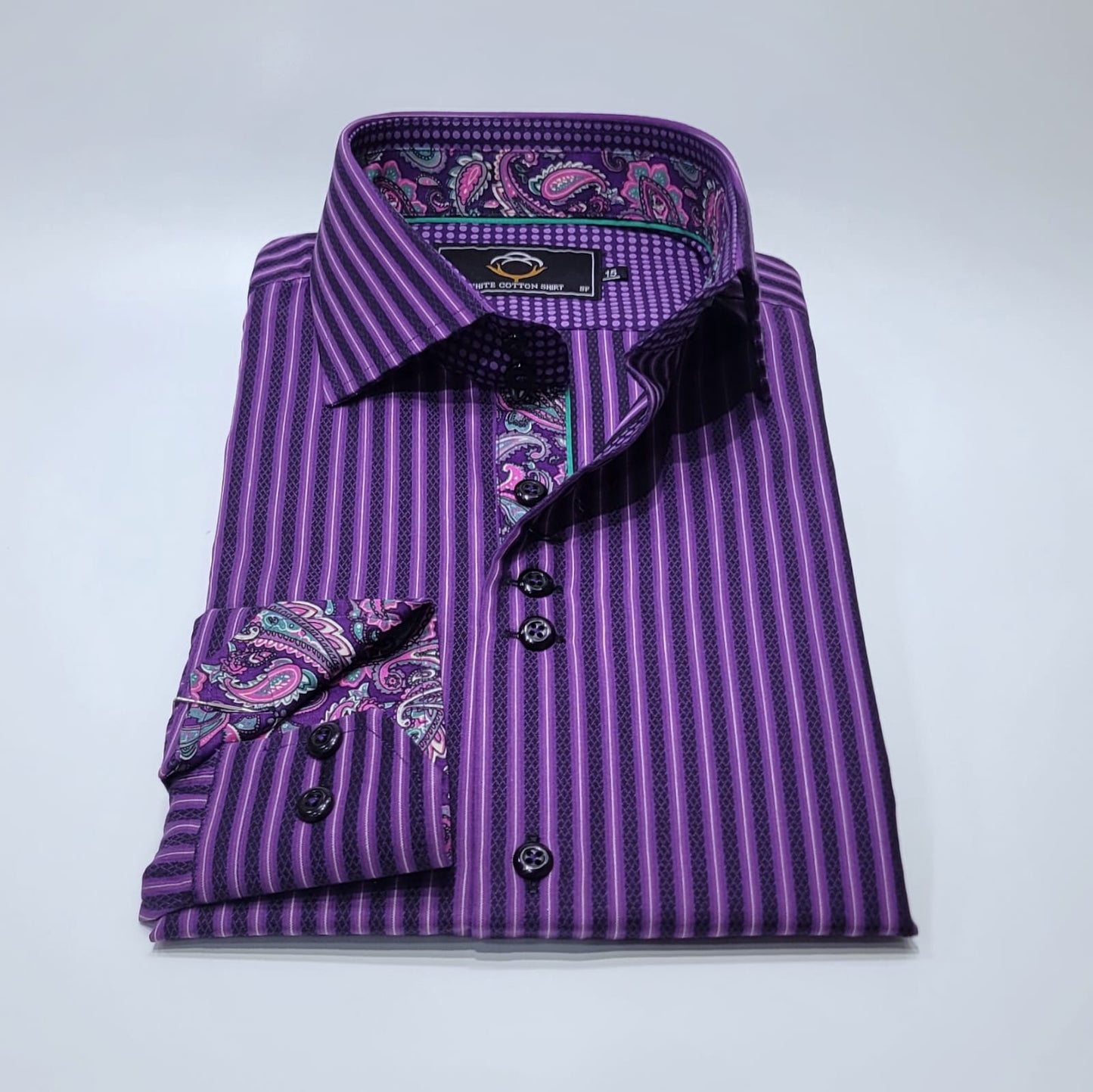 Purple Black Stripes.