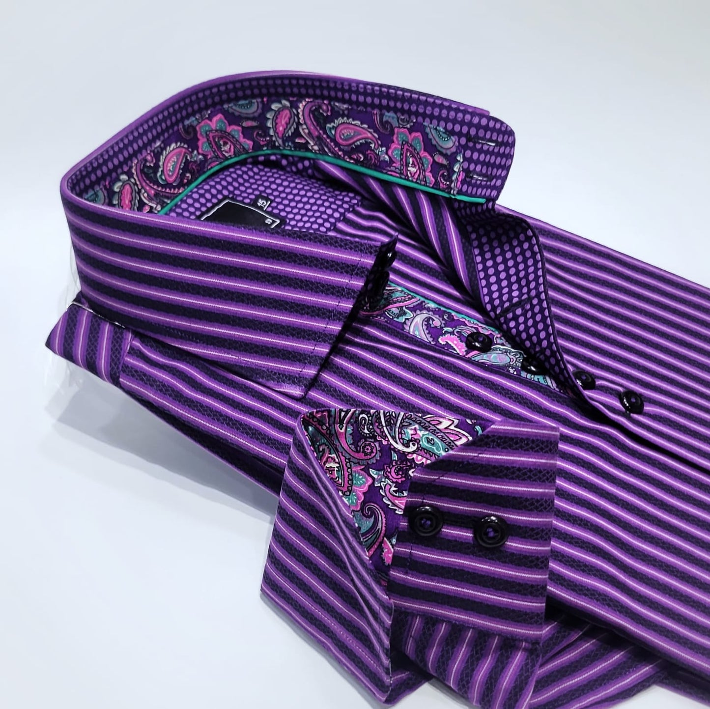 Purple Black Stripes.