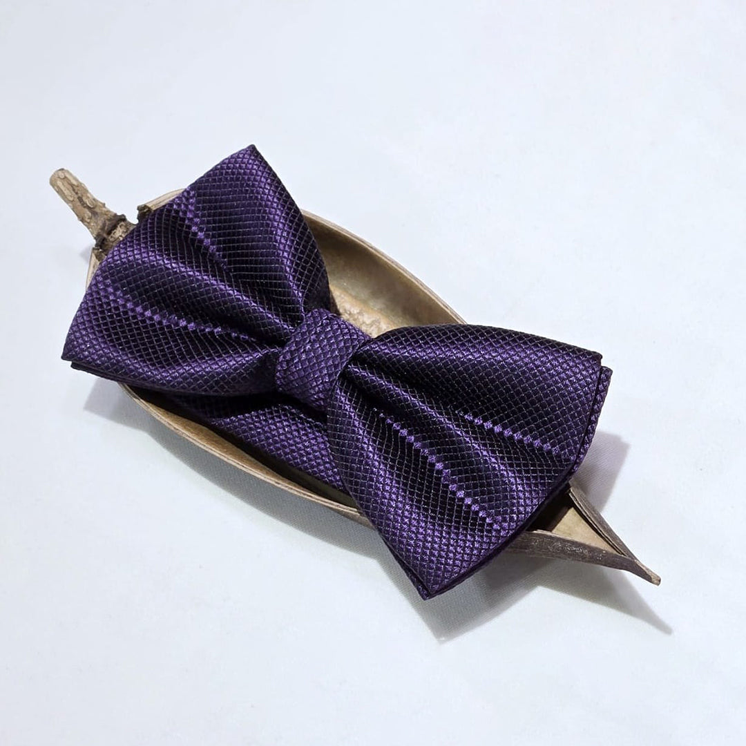 Dark Purple Bow Tie