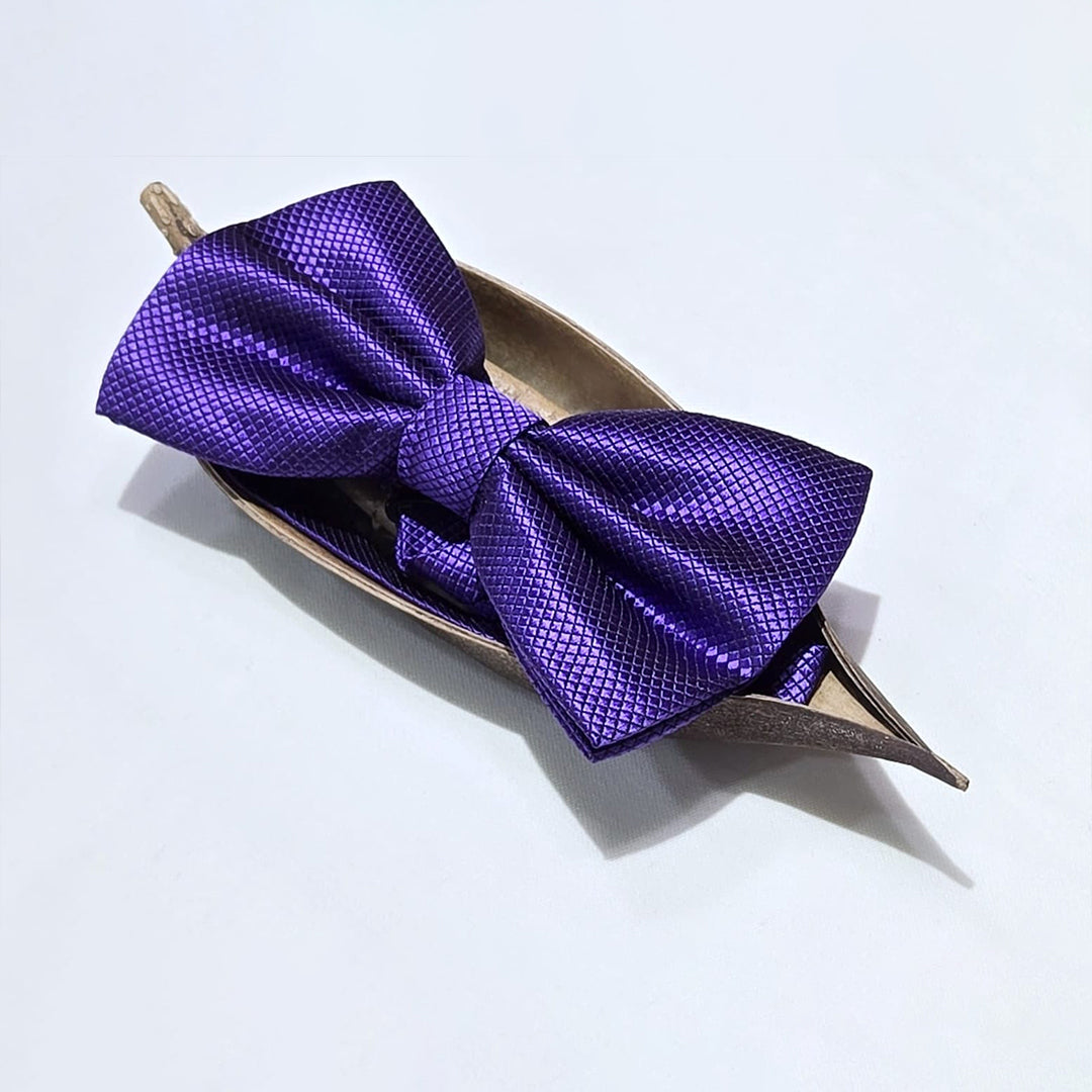 Plam Purple Bow Tie
