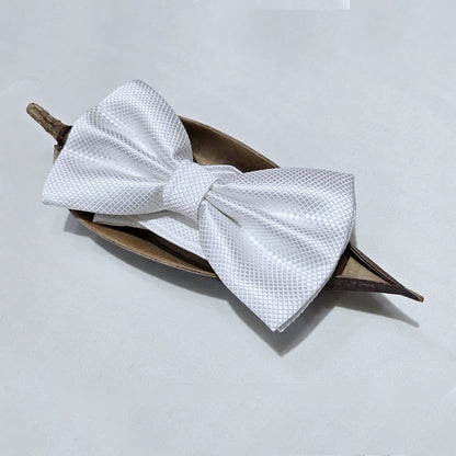 Majestic White Bow Tie