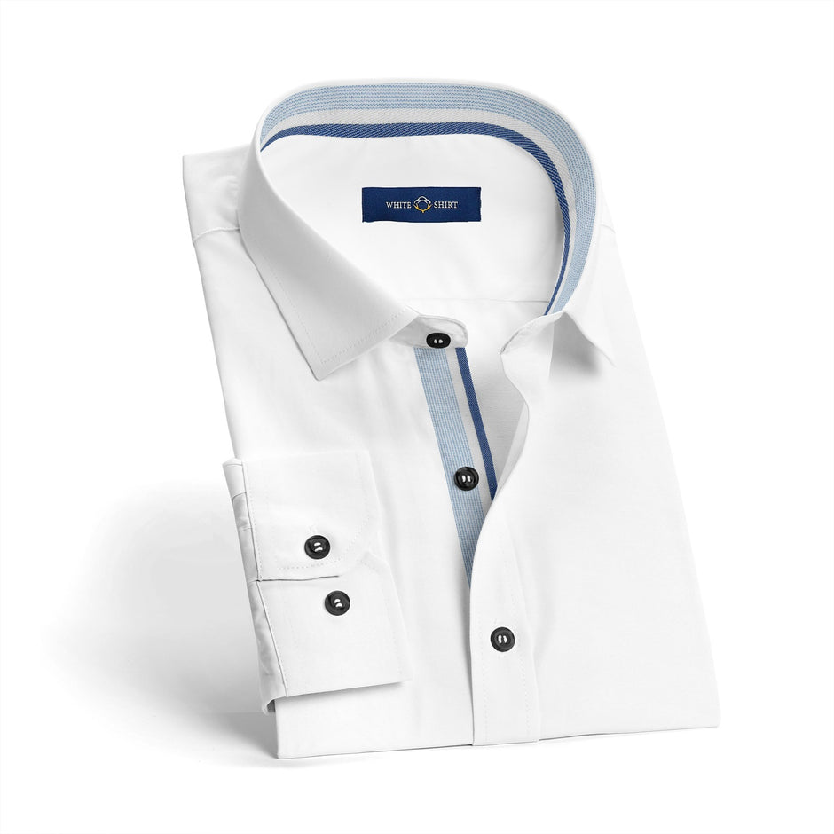 Buy Men's Shirt Online in Pakistan | Luxury Men's Formal Shirts – White ...