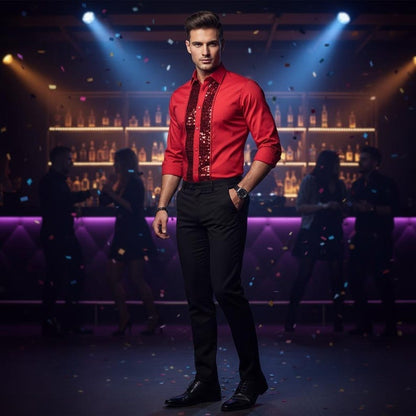 Sparkling Red Tuxedo.