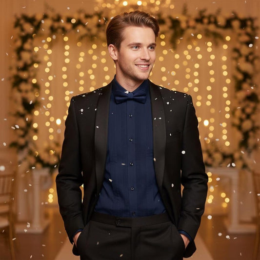 Sparkling Navy Tuxedo.