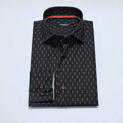 Black Grey Orange Spot.