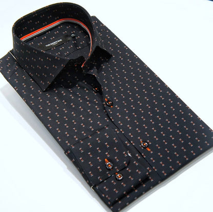 Black Grey Orange Spot.