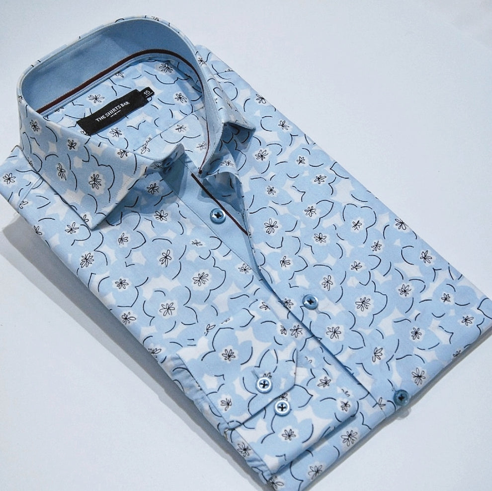 Skyblue Floral